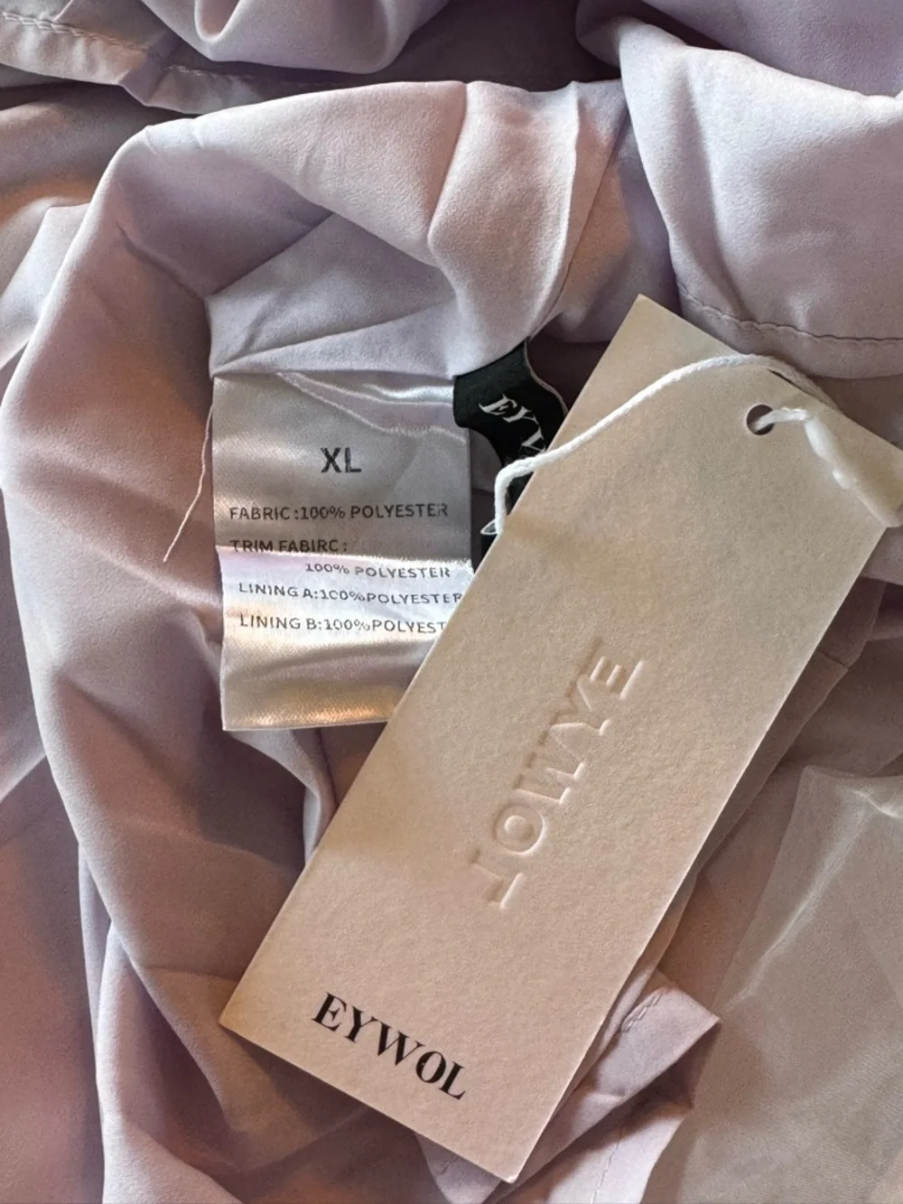 Whimsical Lavender Floral Off-Shoulder Maxi Dress with Smocked Bodice NWT XL - Picture 10 of 10